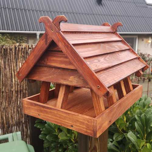 viking inspireret foderhus - teak skråt