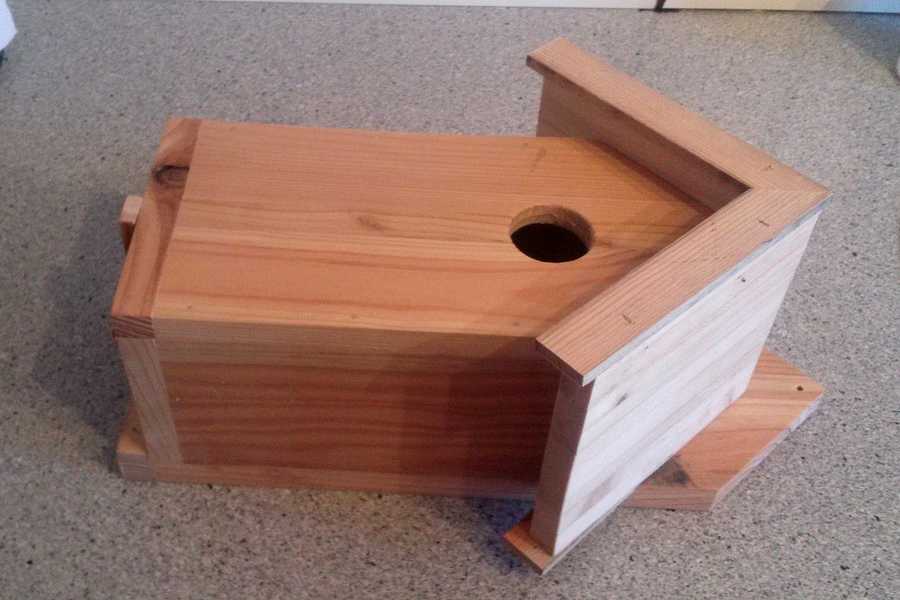 Mejsekasse fra siden